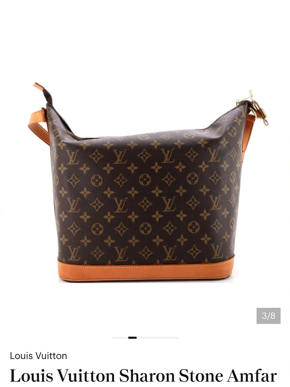 Louis Vuitton Sharon Stone Amfar Monogram Bag
